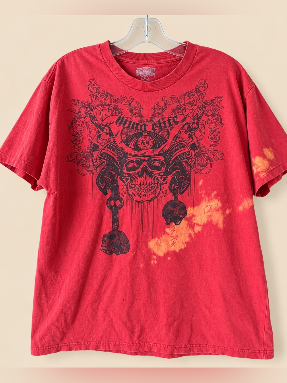 Y2K MMA Elite Distressed Tee L